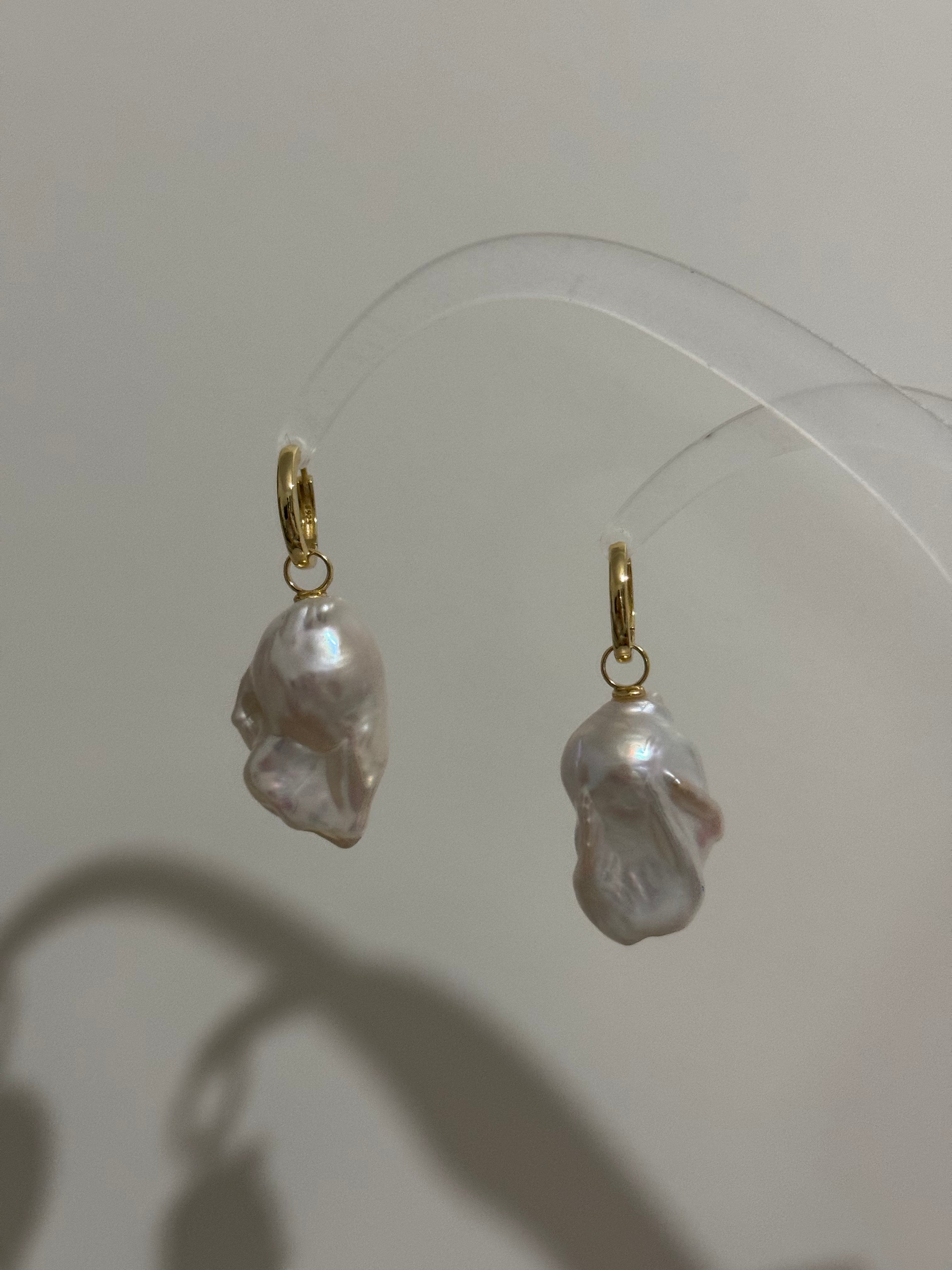 Boucles d'oreilles baroques