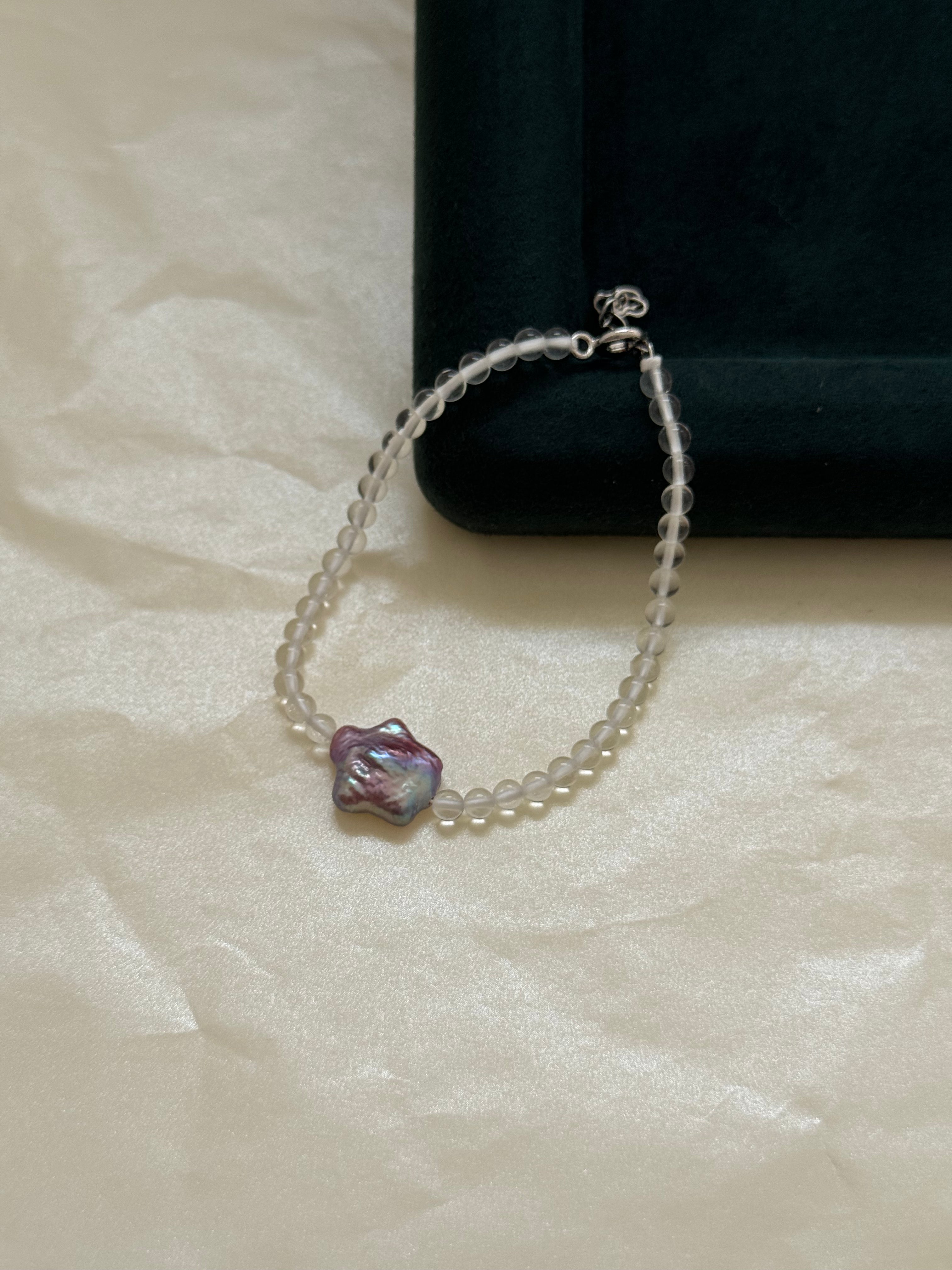 Bracelet étoile violette