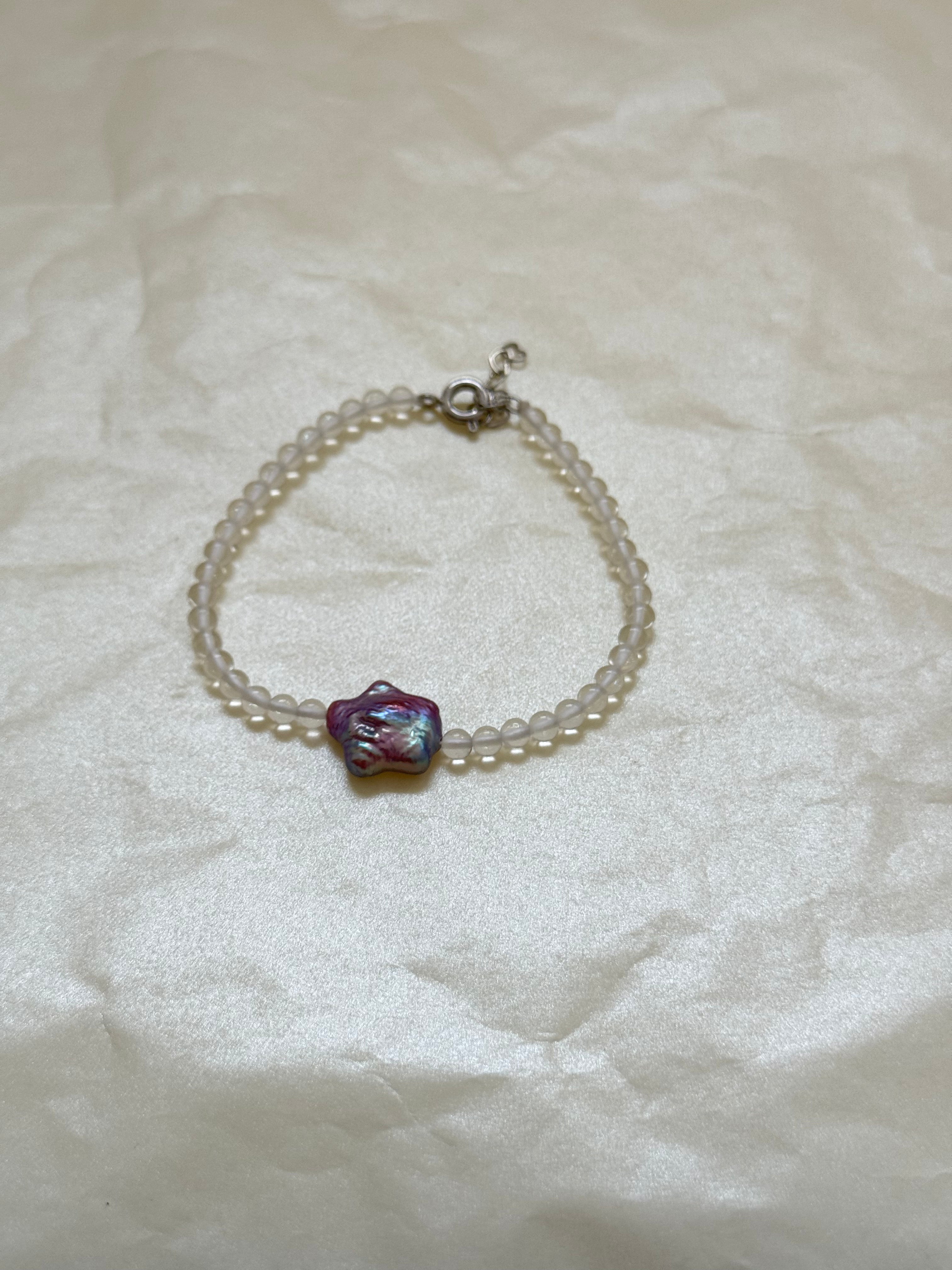 Bracelet étoile violette